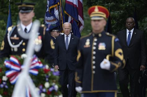 Biden on Memorial Day lauds generations of fallen US troops who ‘dared all and gave all’